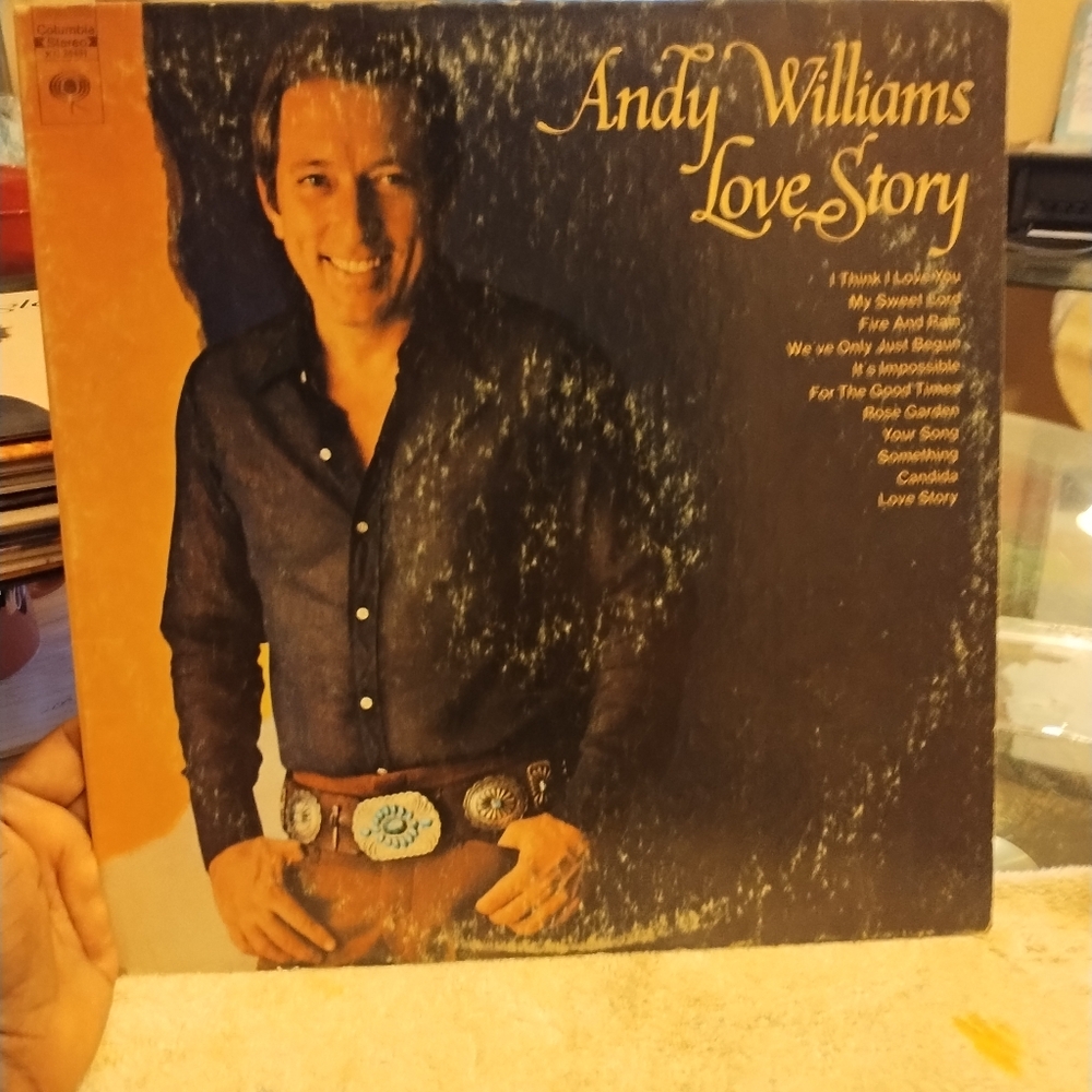 Andy Williams Love Story Vinyl Record